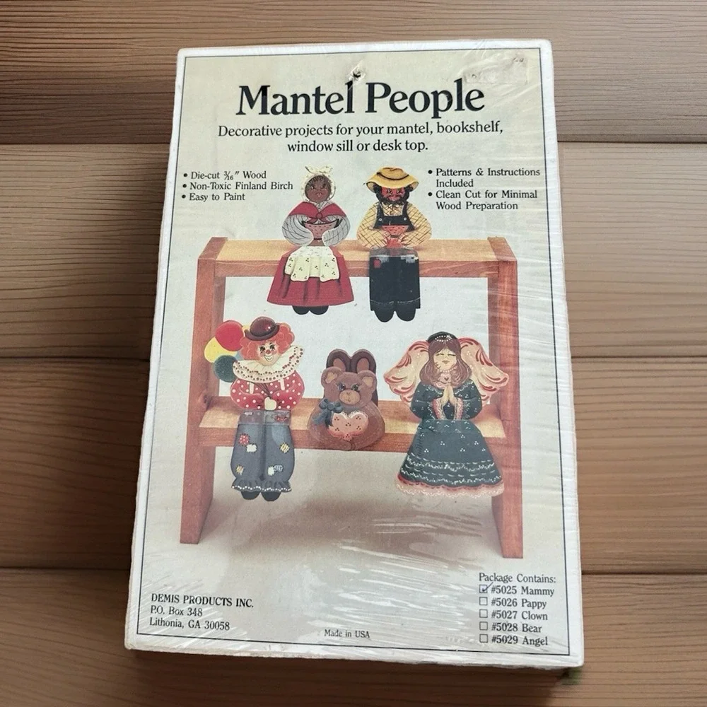 Mantel People by‎ Demis Products Wood Project Kit Vintage!
